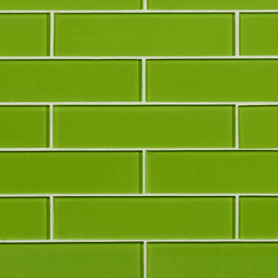 green glass brick long brick strip brick