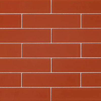 Red glass brick long brick strip brick