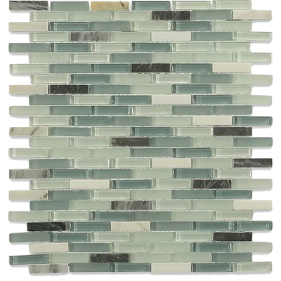 gray glass mosaic