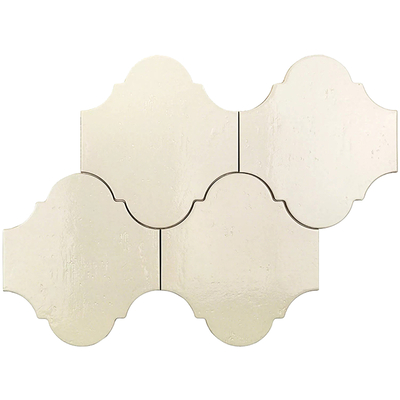 gray stone lantern shaped tile mosaic