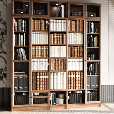 American bookcase decorative cabinet
