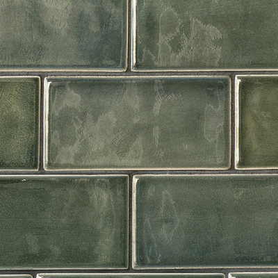 Green Stone Pattern Long Brick Strip Brick