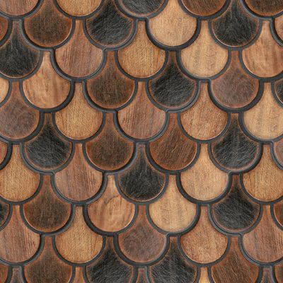 gray wood grain mosaic