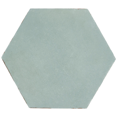 green hexagonal brick