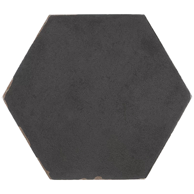 black hexagonal brick