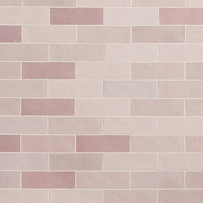 Pink Stone Pattern Long Brick Strip Brick