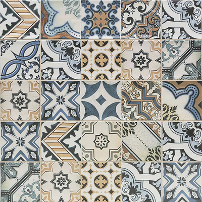 Grey European-style mixed mosaic tiles