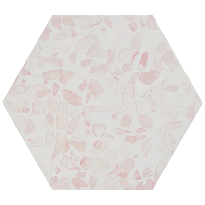 Pink Hexagon terrazzo