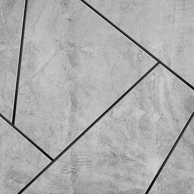 Grey wall tiles with broken texture