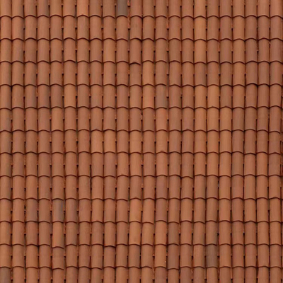 Red terracotta tile top