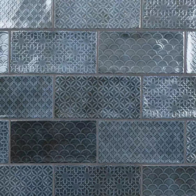 Blue Stone Pattern Tile