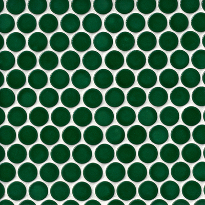 green circular mosaic