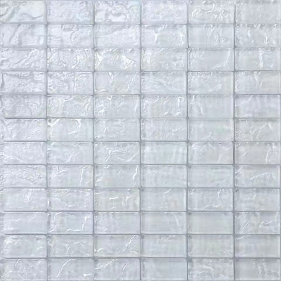 white glass brick