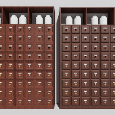 Traditional Chinese Medicine Cabinet