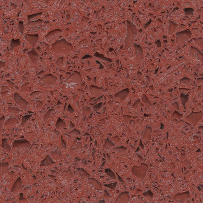 Red terrazzo