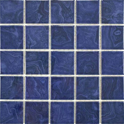 Blue Stone Pattern Small Square Brick Plaid Brick