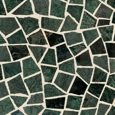 green terrazzo