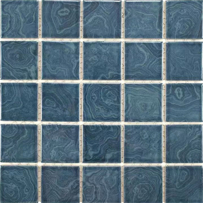 Blue Stone Pattern Small Square Brick Plaid Brick