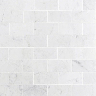 White marble stone long brick strip brick tile