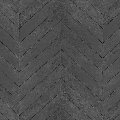 Grey fishbone wood floor