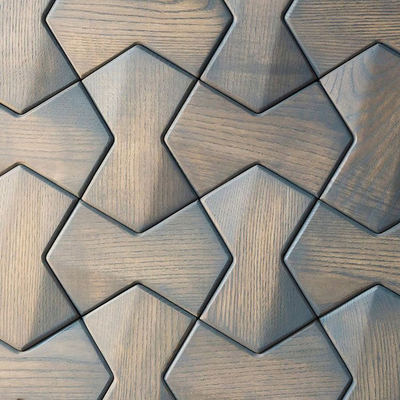 Gray concave-convex art wood grain wood floor wood grain brick sound-absorbing board