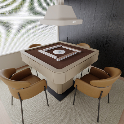 Mahjong tables and chairs