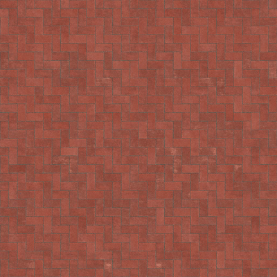 red floor tile