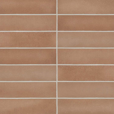 Clay color stone pattern long brick