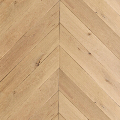 Log fishbone wood floor