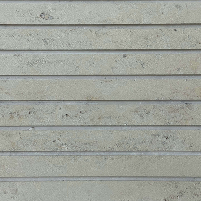 Corrugated ground pavement