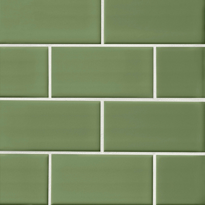 Green Stone Pattern Long Brick Strip Brick