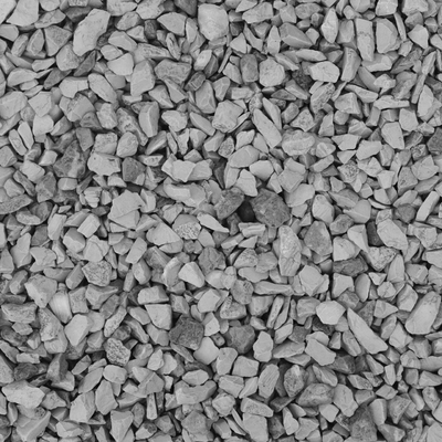 Grey crushed stone