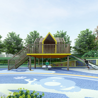 Modern children's play area