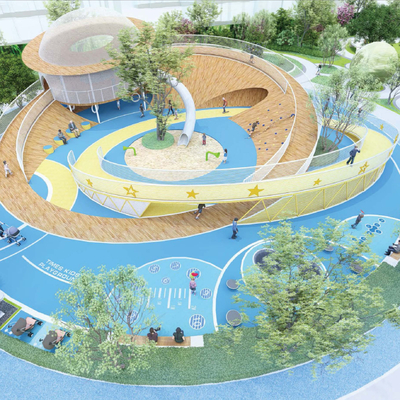 Modern children's play area