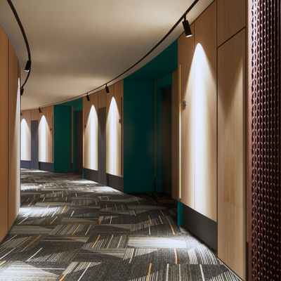 Tooling Hotel Corridor