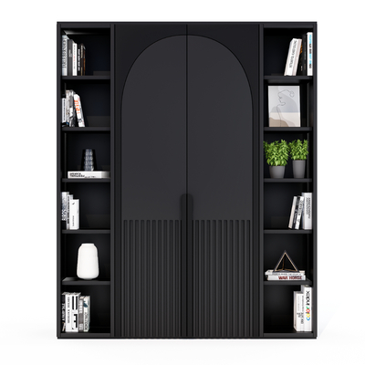 Open shelf bookcase