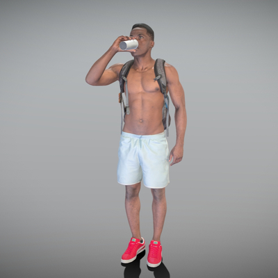 Sports men drink water people fitness people