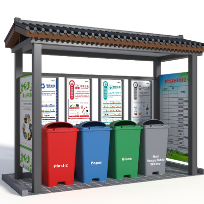 Chinese-style Garbage Disposal Point Community Garbage Bin Garbage Sorting Garbage Recycling Station