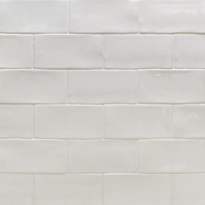 White Stone Pattern Long Brick Strip Brick Kitchen Brick