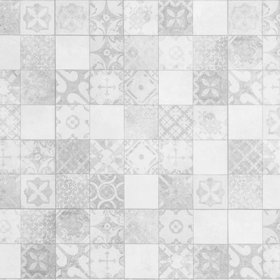 White European mosaic tile