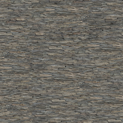 Culture stone shale stone wall