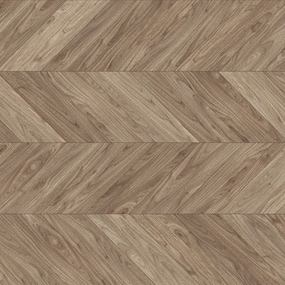 Log fishbone wood floor