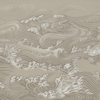 Japanese-style water wave background wallpaper wall cloth background painting wallpaper