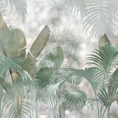 Nordic Plant Jungle Mural