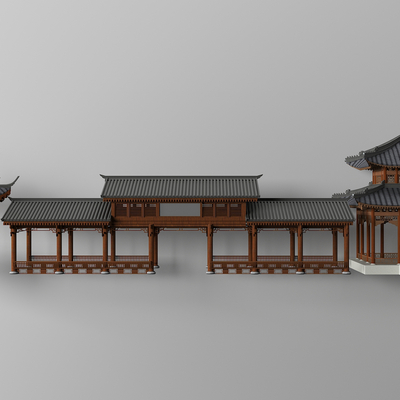 Chinese Corridor, Corridor, Pavilion, Pavilion