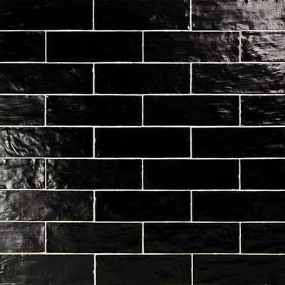 Black Stone Pattern Long Brick Strip Brick Kitchen Brick