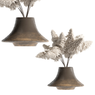 Quiet air-dried branch ornaments