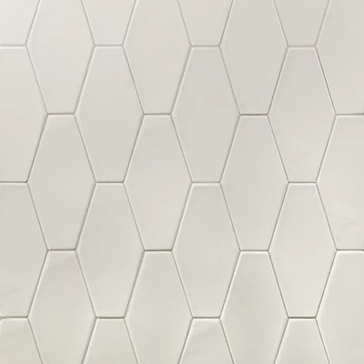 White Stone Pattern Art Mosaic Kitchen and Bathroom Tile