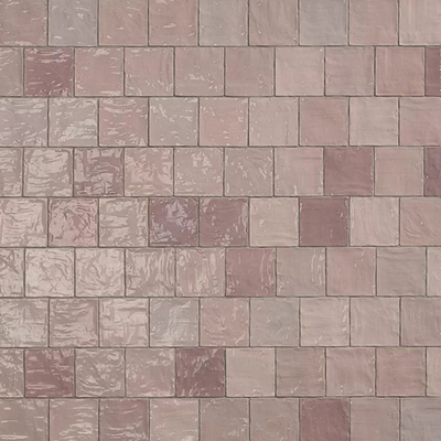 Pink Stone Pattern Small Square Brick Plaid Brick Kitchen Brick