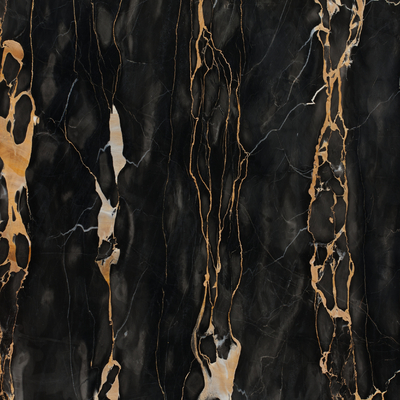 Italian Black Golden Flower Marble